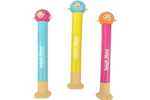Splash About Pufferfish Dive Stick Pool Toys - Pack of 3