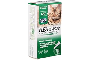RSPCA FleaAway Spot On Solution for Cats, 50 mg