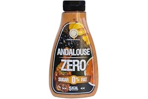 RABEKO PRODUCTS Rabeko Zero Sauce - Andalusinen Style, 1 x 425 ml sans sucre et peu de matières grasses - produits sains, faible en glucides et en calories pour salades, frites, burgers - sans gluten ni lactose