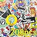 Produktbild 200 Stück Aufkleber! 200pcs Stickers Auto, Fahrrad, Skateboard, Quad, Motorrad. Hochwertiges Sticker Mix individuell King Mungo KMST002