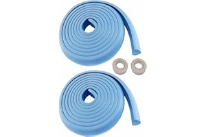 TUKA-I-AKUT TUKA Protector Borde Esquina Anti-Golpe Extra DENSOS, Espuma Forma de L para Mesa Borde, anticolisión Tira para Seguridad Bebés y niños, Suave Protectores para Bordes Esquina. TKD7000