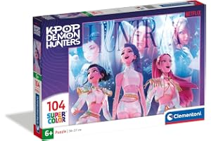 CLEMENTONI 104 el. Super kolor K-Pop Demon Hunters 21762 [PUZZLE]
