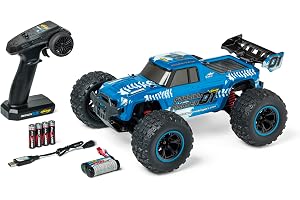 Carson 500404252 1:10 XS Stadium Fighter 100% RTR blå – fjärrstyrd bil, RC Buggy, inkl. batterier och fjärrkontroll, off-road