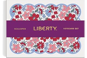 Galison Liberty Scalloped Shaped Notecard Set