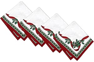 Elrene Home Fashions Villeroy & Boch Toy's Delight Weihnachtsservietten, 43,2 x 43,2 cm, 4 Stück