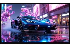 LUCKFOX 18.5″ IPS Touch Portable Monitor with 120Hz, 10-Point Capacitive Touch, HDR, Type-C, Built-in Speakers, Foldable Stan