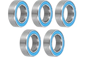 QUARKZMAN 5pcs Rodamientos de Bolas de Ranura Profunda en Miniatura 6x10x3mm Doble Sellado para Motor Eléctrico, Electrodomésticos, Maquinaria de Jardín, P6 (ABEC 3)