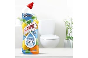 Harpic Active Fresh Toilet Cleaning Gel, Sicilian Edition, Pack of 1x750ml, Infused with Natural Oils,Anti odour Technology