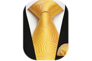 Enlision Męski krawat jednolity kolor i chusteczka elegancki klasyczny krawat zestaw na wesele impreza - wiele kolorów