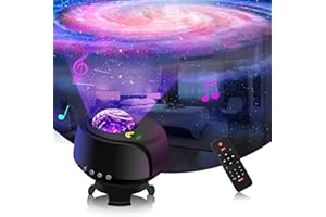 FLITI Der größte Abdeckungsbereich Sternenhimmel Projektor,Led Galaxy Projector,mit Wechselnden Nebel- und Galaxienformen Nachtlicht Sternenhimmel