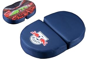 RASENBALLSPORT LEIPZIG RB Leipzig Klappsitzkissen blau Sitzkissen Kissen | Stadionkissen RBL - Plus Lesezeichen Wir lieben Fußball
