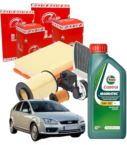 KIT TAGLIANDO 4 FILTRI PER FORD FIESTA V 1.4 TDCI DAL 2001 AL - Foto 4