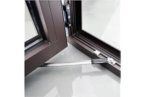 SOLBUM Restredicteur De Fenêtre, Porte en Acier Inoxydable Et Limiteur De Fenêtre, À L'intérieur De La Fenêtre du Contrôleur d'angle À Deux Liaises