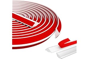 NAYOTAA Zierleisten Selbstklebend Deckenleisten, Flexible Tpe Dreieck Zierleiste, Wandleisten Selbstklebend Eckleiste, FüR Wandkanten Fliesenkanten Decken Und WandüBergang (3m,19mmX13mm)