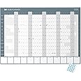 2025 Year Wall Planner by Clear Mind Concepts® - Large A1 (84.1 x 59.4cm) Calendar - Includes All Bank Holidays - Ideal for Home, Work, Students & Office - Delivered Folded in an Envelope