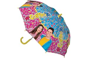 Coriex Me Contro Te. Ombrello per bambini sicuro e certificato con struttura in fibra di vetro Safety Open da 84 cm per la massima sicurezza,