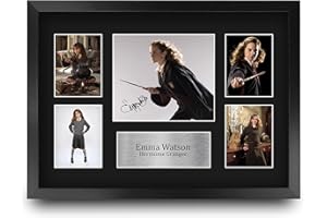 HWC Trading FR A3 Emma Watson Harry Potter Hermione Granger I Regali Hanno Stampato L'Esposizione Firmata Dell'Immagine Dell'Autografo Per I Fan Di Memorabilia Di Film - A3 Incorniciato