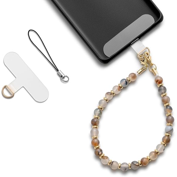 Cinturino Da Polso Per Telefono Con Perline - Rosa, Con Linguette Di Fissaggio, Universale Per Donne E Ragazze - Foto 4