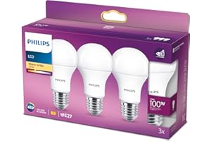 Philips LED 3x Żarówka A60 E27 1521 lm 13W (100W) 2700 K, ciepła biel, EyeComfort, 15 000 godz.