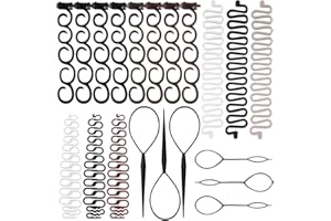 AUGOOG 20 Stücke Haar Styling Werkzeug Haar Flecht Werkzeug Haar Tail Twiste Französisch Haar Flechtwerkzeug Stick Gräten