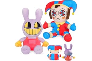 HBSFBH The Amazing Digital Circus Plush, Pomni Plushies Toy, Circus Joker Plush Toy, Digital Circus Plush, Muñeco De Peluche De Payaso, Linda Figura de Peluche Pomni, para Amantes De La Animación