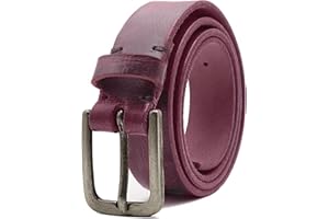 Deneau London Genuine Leather Belt for Women, Handmade for Jeans and Casual Wear, Luxury Gift Box, Fashionable Vintage