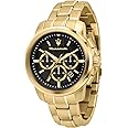Maserati successo Mens Analog Quartz Watch with Stainless Steel Gold Plated Bracelet R8873621013, Gold, Quartz Watch