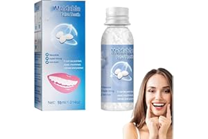 ANSHKA Gránulos de reparación de dientes para todos, kit de reparación temporal de dientes, cuentas térmicas para rellenar los dientes perdidos y rotos, restaurar una sonrisa segura (10 ml)