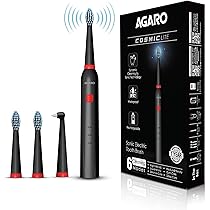 AGARO COSMIC PLUS Sonic Electric Tooth Brush For Adults With 5