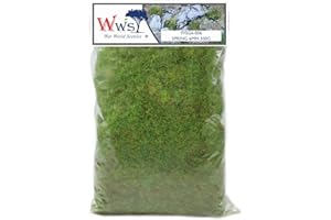 WWS WAR WORLD SCENICS WWScenics | 6mm Primavera Erba Statica | 500g | WSG6-006 | Materiale Realistico Modello Scenario