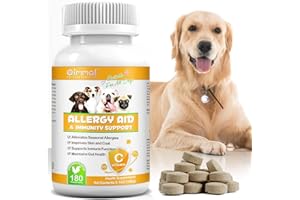 VORTEXONIX 180 Chews Allergy Aid for Dogs, All Itch and Immunity Treats for Dogs, Supports Immune & Digestive Function, Improves Skin and Coat, for All Breeds and Sizes
