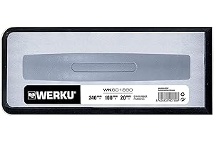Werku WK601890, Talocha Rectangular, Medidas Base 240 x 100 mm, Base Acolchado EVA-Goma 20 mm