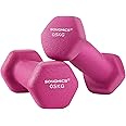 SONGMICS Hanteln, 2er Set,Hantelset, Kurzhanteln, Hexagon, Neopren-Beschichtung, Krafttraining, Workout, Fitnesstraining, für