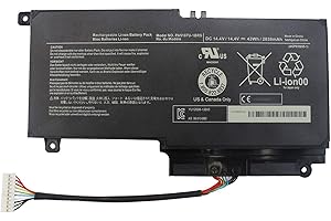 HUBEI PA5107U-1BRS Sostituzione della batteria del laptop per Toshiba Satellite L50 L50-A L55 L55t L40-A L40D L45D L55-A L55D-A L55DT-A P50 P50-A P50-b P55t-a P55t-A5116 S55-A5295 S55t-A5202 (14.4V 43Wh)