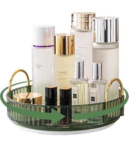 Organisateur De Maquillage Rotatif 360° Lighterday - Étages Tournants Pour Cosmétiques Et Soins - 6