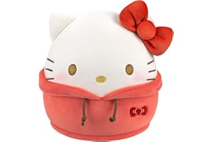 Squishmallows Original Sanrio 8-Inch Dabodabo Hoodie Hello Kitty – Official Jazwares Plush (Little)