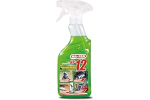 MA-FRA MAFRA, HP12, Sgrassatore Universale Multiuso con Formula Attiva, Adatto a Tutte le Superfici, Potente e Sicuro sulle Parti Trattate, Ideale per Pulizia Auto, Moto e Camper, Formato 500ml