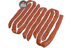 ‎SCHWARZWALD METZGEREI SCHAUFLER Schwarzwald Metzgerei - Landjäger mager mit einmaligem Geschmack, hängen zusammen mit dem Schwarzwälder Schinken im Rauch - 5 Paar (min. 375g)