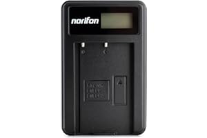 Norifon en-EL9 LCD USB Chargeur pour Nikon D3000, D40, D40x, D5000, D60 Caméra et Plus