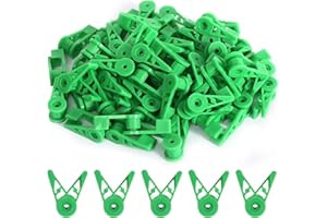 DELAESI 60 Stück Pflanzenbieger 360° Verstellbare Pflanzenbieger-Clips Pflanzen Clips Low Stress Training Pflanzen Bieger für Weinreben und Blumen und Andere Gartenbedarf