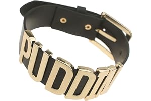 Udekit Regolabile Cintura Nero Gold Puddin Choker Collana per le Donne e le Ragazze (circa 1,2 pollici di larghezza)