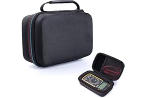 ZLIT Estuche para multímetro de transporte, estuche de almacenamiento duro bolsa portátil para reemplazo protector Fluke F117C F17B F115C multímetro (rojo)