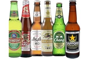 Asia Bier Paket Chang Ashai Sapporo Kirin Ichiban Tsingtao Saigon, Teste Asien!