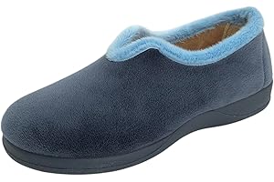 J. Ruiz calzados JR - Zapatillas de Estar por Casa Mujer Invierno - Zapatilla de Mujer Invierno - Pantuflas de Casa con Plantilla de Espuma - Tejido Textil y Forro de Felpa - Fabricado en España.