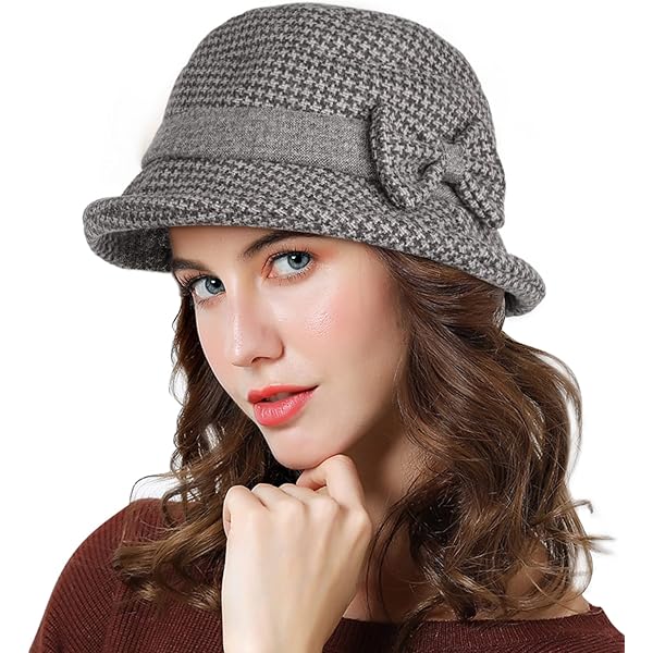 Dames wol vilt winter vintage cloche derby hoeden emmer hoed mode stijl fedora hoed brede rand