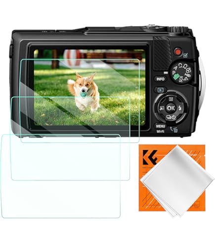 3x Lámina Protectora De Pantalla Para Olympus TG