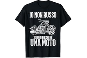 GTTCCG Motociclista Motociclismo Divertente Moto Biker Russare Maglietta