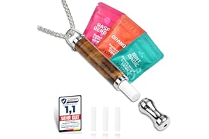 Gipfelfreund Premium Ora Rauchfrei Halskette, Rauchentwöhnung Hilfsmittel, Atemhalskette zur Entspannung & Stressabbau, Atmung mit Luftwiderstand, Der einfachste Weg, um zu beginnen