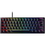 Razer Huntsman Mini 60% Optical Gaming Keyboard With Clicky Purple Switches UK
