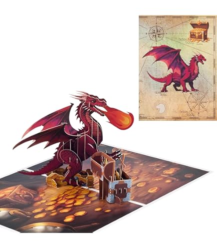 Papercrush® Pop-Up Drachen Karte - Coole 3D Geburtstagskarte Für Kinder!